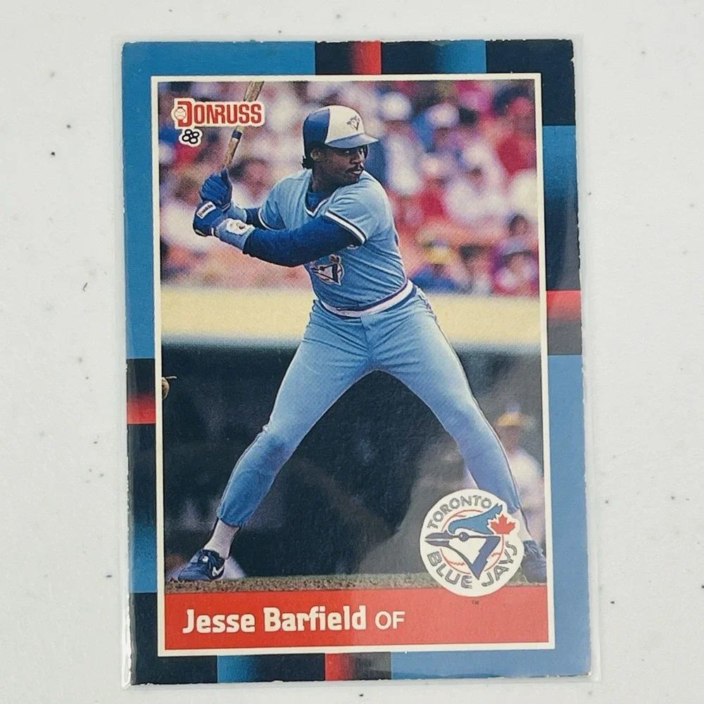 1988 Donruss Baseball Jesse Barfield Toronto Blue Jays Trading Card Vintage